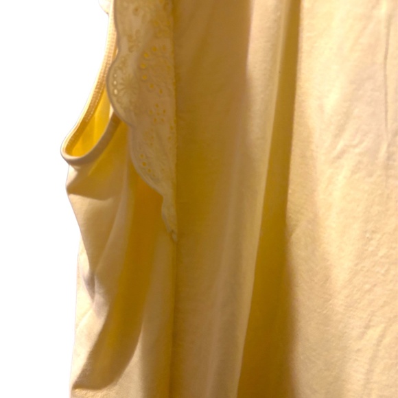 NWT-C&C California Yellow Ruffle Tank Top - Picture 13 of 15